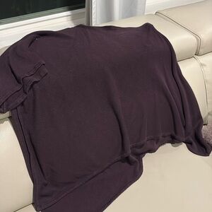 Lemon sweater poncho